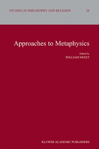 Enlarge image Cover: Approaches to Metaphysics - Springer