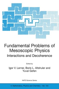 Enlarge image Cover: Fundamental Problems of Mesoscopic Physics - Springer