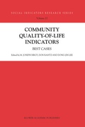 Cover: Community Quality-of-Life Indicators - Springer