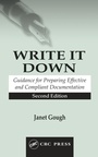 Cover: Write It Down - CRC Press