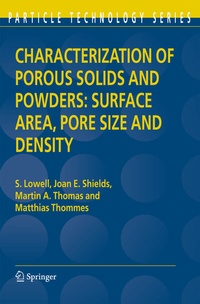 Abbildung von: Characterization of Porous Solids and Powders: Surface Area, Pore Size and Density - Springer