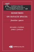 Cover: Isometries on Banach Spaces - Chapman & Hall/CRC