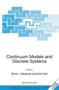 Enlarge image Cover: Continuum Models and Discrete Systems - Springer