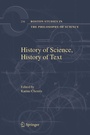 Cover: History of Science, History of Text - Springer