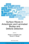 Cover: Surface Waves in Anisotropic and Laminated Bodies and Defects Detection - Springer