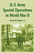 Cover: U. S. Army Special Operations in World War II - University Press of the Pacific