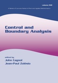Cover: Control and Boundary Analysis - CRC Press