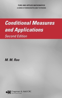 Enlarge image Cover: Conditional Measures and Applications - Taylor & Francis