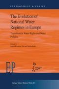 Cover: The Evolution of National Water Regimes in Europe - Springer