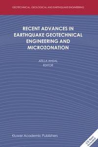 Enlarge image Cover: Recent Advances in Earthquake Geotechnical Engineering and Microzonation - Springer