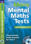 Cover: More Mental Maths Tests for ages 8-9 - Andrew Brodie Publications