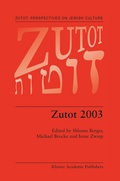 Cover: Zutot 2003 - Springer