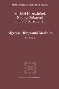 Enlarge image Cover: Algebras, Rings and Modules - Springer