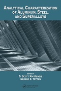 Cover: Analytical Characterization of Aluminum, Steel, and Superalloys - CRC Press