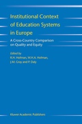 Cover: Institutional Context of Education Systems in Europe - Springer