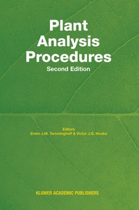 Abbildung von: Plant Analysis Procedures - Springer