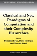 Cover: Classical and New Paradigms of Computation and their Complexity Hierarchies - Springer