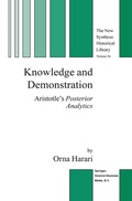 Cover: Knowledge and Demonstration - Springer