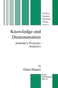 Cover: Knowledge and Demonstration - Springer