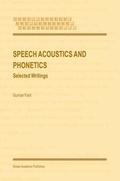 Cover: Speech Acoustics and Phonetics - Springer