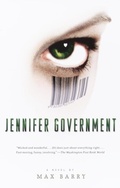 Cover: Jennifer Government - Vintage Books USA