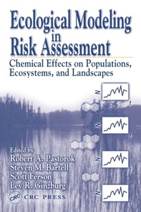 Enlarge image Cover: Ecological Modeling in Risk Assessment - CRC Press