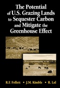 Cover: The Potential of U.S. Grazing Lands to Sequester Carbon and Mitigate the Greenhouse Effect - CRC Press