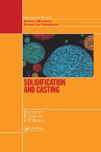 Abbildung von: Solidification and Casting: - CRC Press
