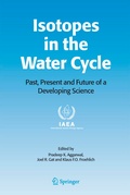 Cover: Isotopes in the Water Cycle - Springer