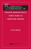 Cover: Smooth Homogeneous Structures in Operator Theory - Chapman & Hall/CRC