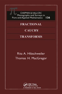 Abbildung von: Fractional Cauchy Transforms - Chapman & Hall/CRC