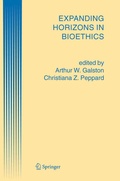Cover: Expanding Horizons in Bioethics - Springer