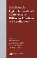 Cover: Proceedings of the Eighth International Conference on Difference Equations and Applications - Chapman & Hall/CRC