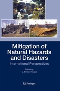 Cover: Mitigation of Natural Hazards and Disasters - Springer