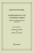 Cover: Wahrnehmung und Aufmerksamkeit - Springer