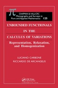 Cover: Unbounded Functionals in the Calculus of Variations - Chapman & Hall/CRC