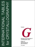 Cover: International Tables for Crystallography: v. G - Springer