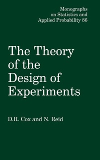 Enlarge image Cover: The Theory of the Design of Experiments - Chapman & Hall/CRC