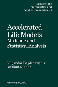 Enlarge image Cover: Accelerated Life Models - Chapman & Hall/CRC