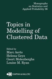 Enlarge image Cover: Topics in Modelling of Clustered Data - Chapman & Hall/CRC