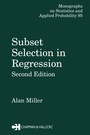 Cover: Subset Selection in Regression - Chapman & Hall/CRC