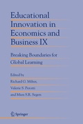 Cover: Educational Innovation in Economics and Business IX - Springer