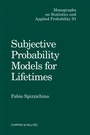 Cover: Subjective Probability Models for Lifetimes - Chapman & Hall/CRC