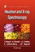 Cover: Neutron and X-ray Spectroscopy - Springer