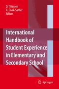 Cover: International Handbook of Student Experience in Elementary and Secondary School - Springer