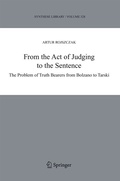 Cover: From the Act of Judging to the Sentence - Springer