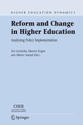 Cover: Reform and Change in Higher Education - Springer