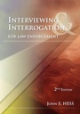 Cover: Interviewing and Interrogation for Law Enforcement - Anderson Publishing