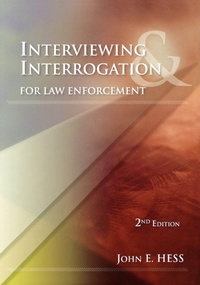 Abbildung von: Interviewing and Interrogation for Law Enforcement - Anderson Publishing