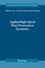 Cover: Applied High-Speed Plate Penetration Dynamics - Springer